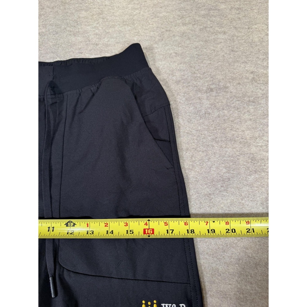 Lululemon Pants Mens Small Black Woven Jogger Elastic Waist Pockets Athletic - Picture 10 of 15
